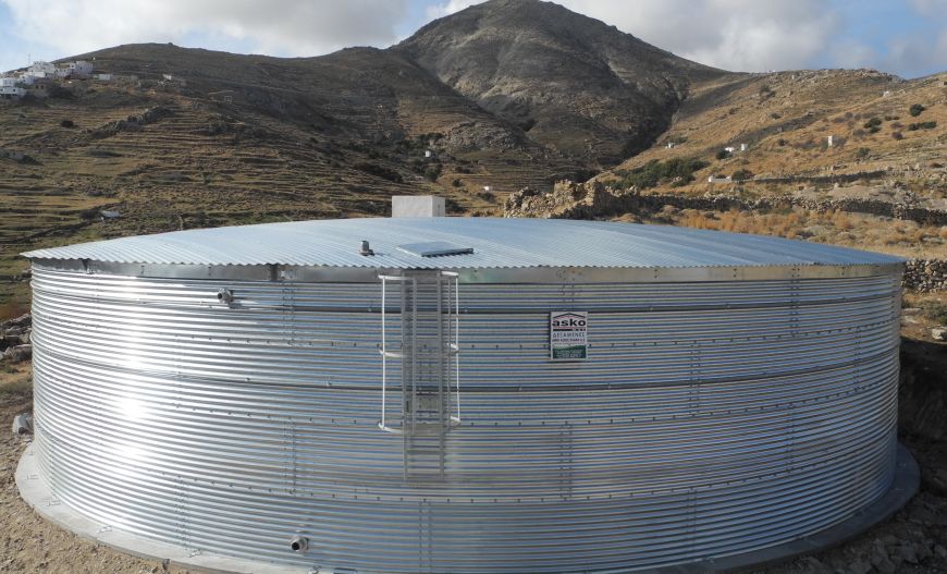 Drinking Water Metal Tank